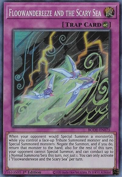 Floowandereeze and the Scary Sea BODE-EN075 card from Burst of Destiny