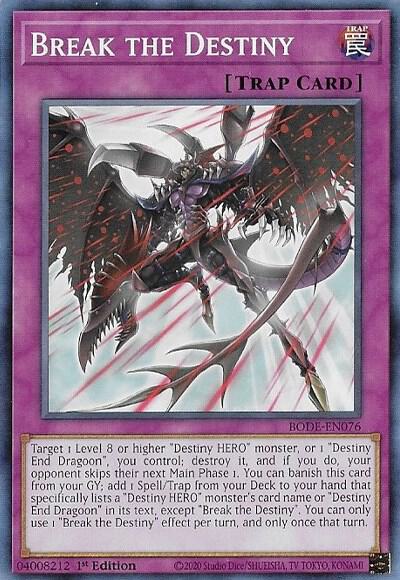 Break the Destiny BODE-EN076 card from Burst of Destiny