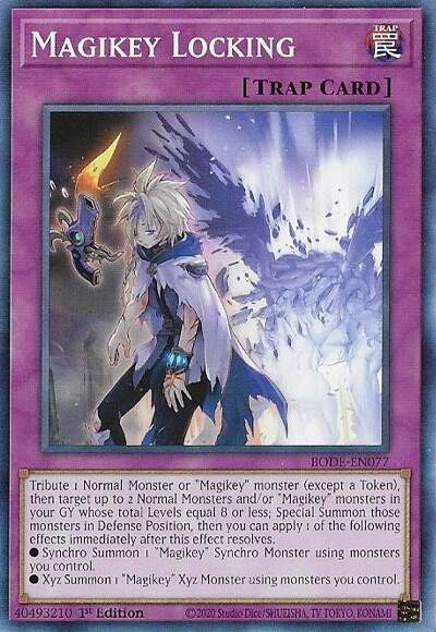 Magikey Locking BODE-EN077 card from Burst of Destiny