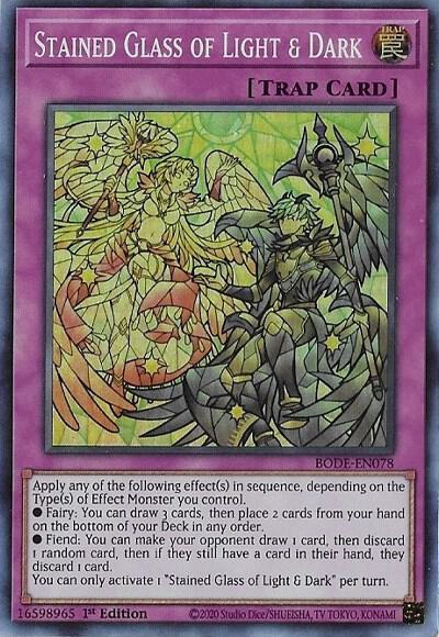 Stained Glass of Light & Dark BODE-EN078 card from Burst of Destiny
