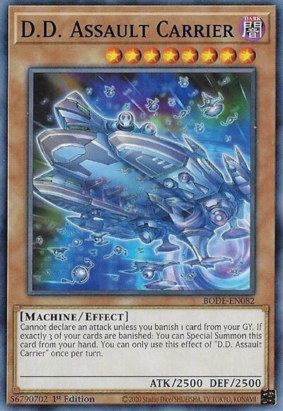 D.D. Assault Carrier BODE-EN082 card from Burst of Destiny