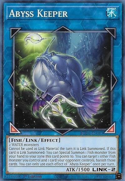 Abyss Keeper BODE-EN083 card from Burst of Destiny