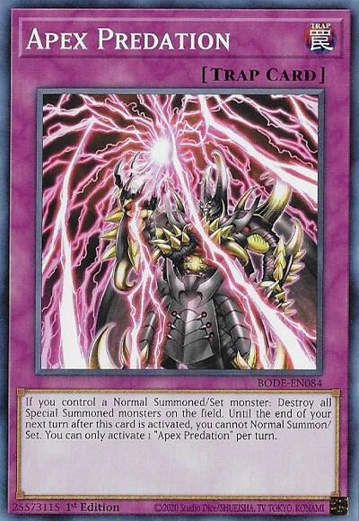 Apex Predation BODE-EN084 card from Burst of Destiny