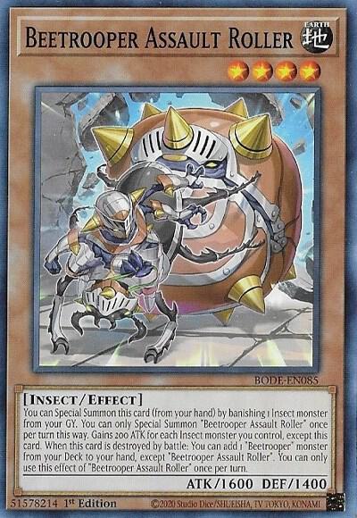 Beetrooper Assault Roller BODE-EN085 card from Burst of Destiny