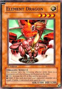 Element Dragon SD1-EN008 card from Structure Deck: Dragon's Roar