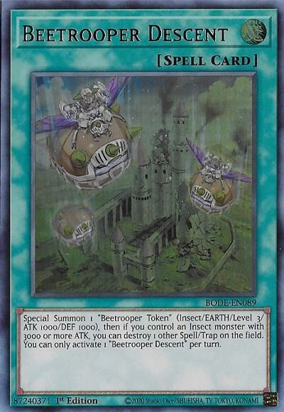 Beetrooper Descent BODE-EN089 card from Burst of Destiny