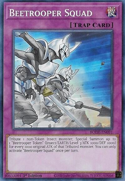 Beetrooper Squad BODE-EN091 card from Burst of Destiny