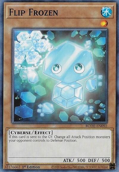 Flip Frozen BODE-EN092 card from Burst of Destiny