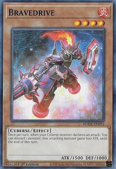 Bravedrive BODE-EN093 card from Burst of Destiny