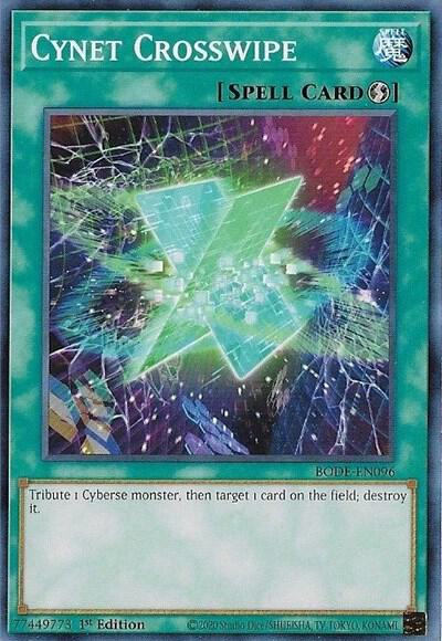 Cynet Crosswipe BODE-EN096 card from Burst of Destiny