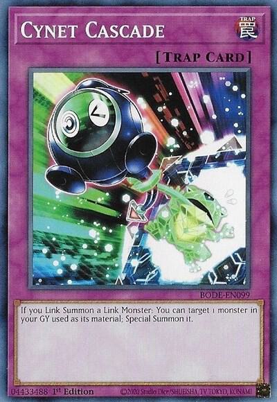 Cynet Cascade BODE-EN099 card from Burst of Destiny