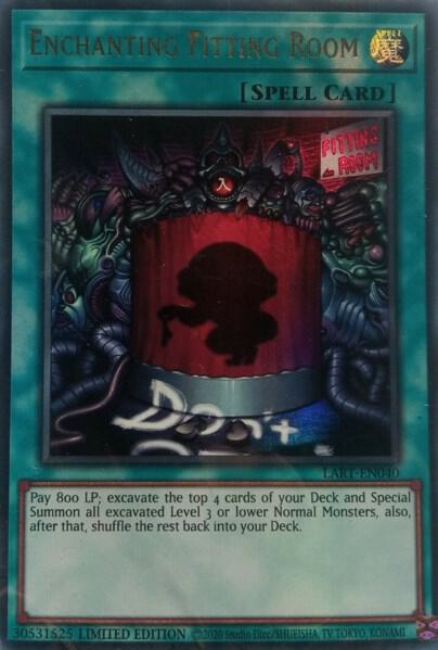 Enchanting Fitting Room LART-EN040 card from The Lost Art Promotion