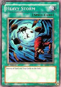 Heavy Storm SD1-EN016 card from Structure Deck: Dragon's Roar