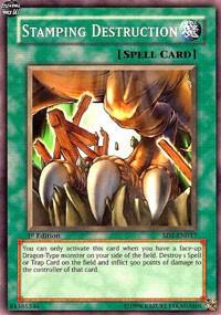 Stamping Destruction SD1-EN017 card from Structure Deck: Dragon's Roar