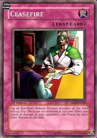 Ceasefire SD1-EN022 card from Structure Deck: Dragon's Roar