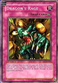 Dragon's Rage SD1-EN024 card from Structure Deck: Dragon's Roar