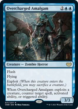 Overcharged Amalgam 71 card from Innistrad: Crimson Vow
