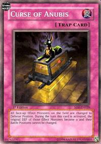 Curse of Anubis SD1-EN028 card from Structure Deck: Dragon's Roar