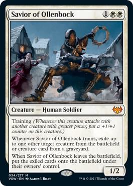 Savior of Ollenbock 34 card from Innistrad: Crimson Vow