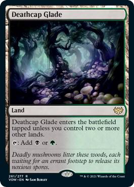 Deathcap Glade 261 card from Innistrad: Crimson Vow