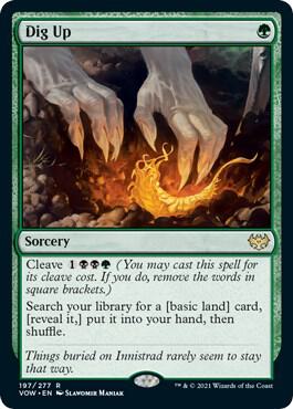 Dig Up 197 card from Innistrad: Crimson Vow