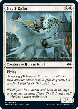 Gryff Rider 15 card from Innistrad: Crimson Vow