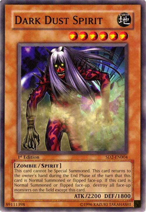 Dark Dust Spirit SD2-EN004 card from Structure Deck: Zombie Madness