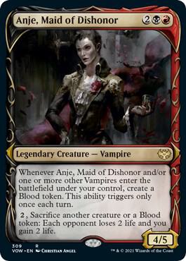 Anje, Maid of Dishonor (Showcase) 309 card from Innistrad: Crimson Vow
