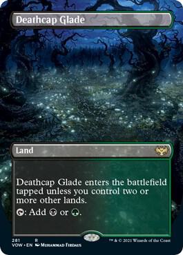 Deathcap Glade (Borderless) 281 card from Innistrad: Crimson Vow