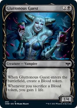 Gluttonous Guest (Showcase) 292 card from Innistrad: Crimson Vow