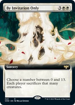 By Invitation Only (Extended Art) 346 card from Innistrad: Crimson Vow