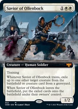 Savior of Ollenbock (Extended Art) 352 card from Innistrad: Crimson Vow