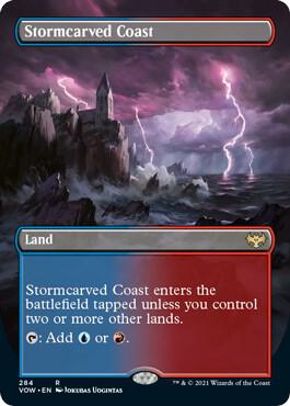 Stormcarved Coast (Borderless) 284 card from Innistrad: Crimson Vow