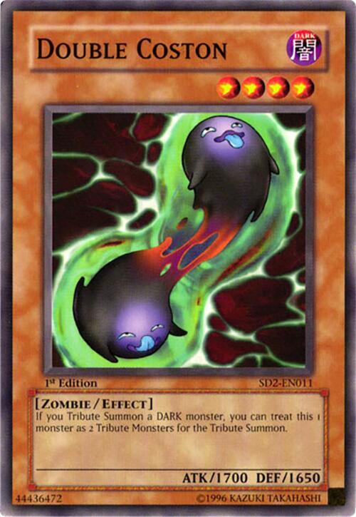 Double Coston SD2-EN011 card from Structure Deck: Zombie Madness
