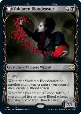 Voldaren Bloodcaster (Showcase) 298 card from Innistrad: Crimson Vow