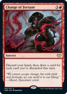 Change of Fortune 150 card from Innistrad: Crimson Vow