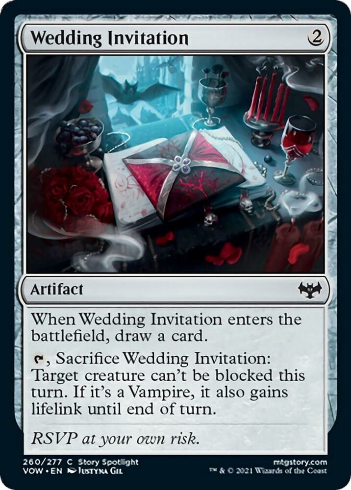 Wedding Invitation 260 card from Innistrad: Crimson Vow