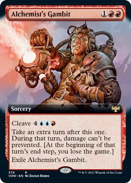 Alchemist's Gambit (Extended Art) 374 card from Innistrad: Crimson Vow