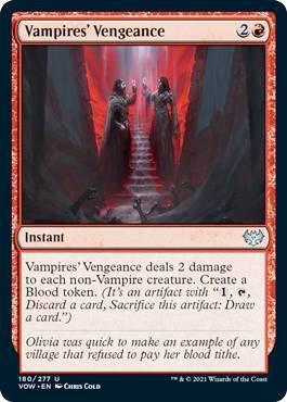 Vampires' Vengeance 180 card from Innistrad: Crimson Vow