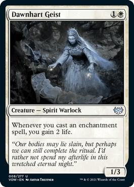 Dawnhart Geist 8 card from Innistrad: Crimson Vow