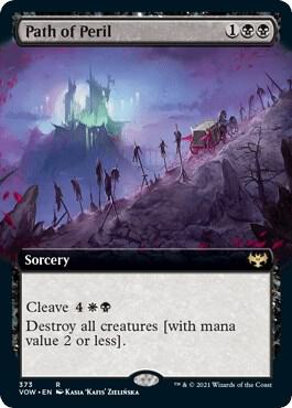 Path of Peril (Extended Art) 373 card from Innistrad: Crimson Vow