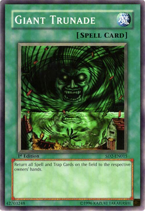 Giant Trunade SD2-EN015 card from Structure Deck: Zombie Madness