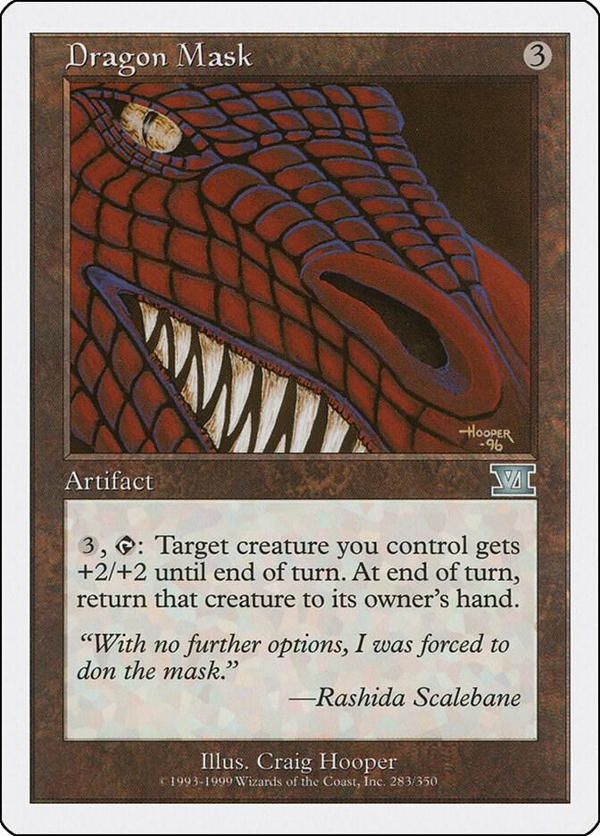 Dragon Mask 283 card from Classic Sixth Edition