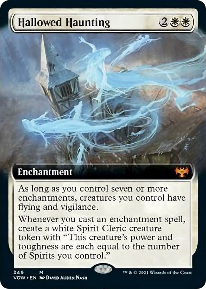 Hallowed Haunting (Extended Art) 349 card from Innistrad: Crimson Vow