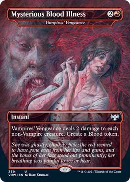 Mysterious Blood Illness - Vampires' Vengeance 339 card from Innistrad: Crimson Vow