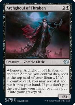 Archghoul of Thraben 93 card from Innistrad: Crimson Vow