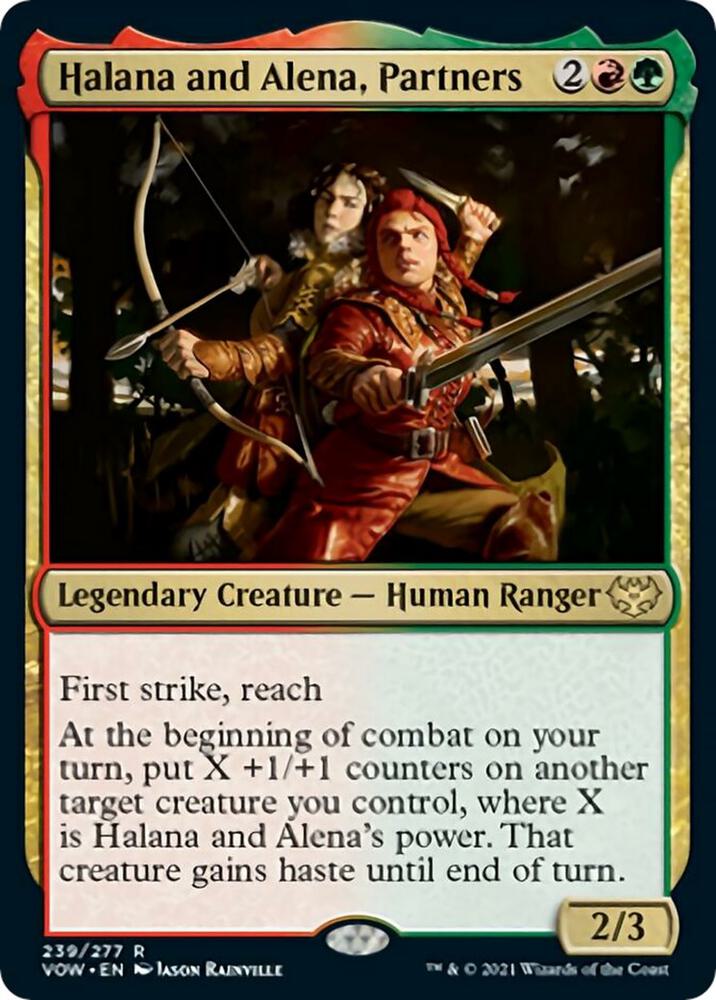 Halana and Alena, Partners 239 card from Innistrad: Crimson Vow