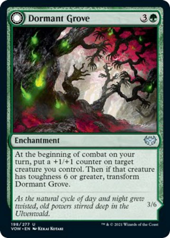 Dormant Grove 198 card from Innistrad: Crimson Vow