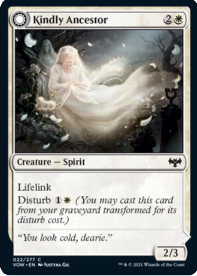 Kindly Ancestor 22 card from Innistrad: Crimson Vow