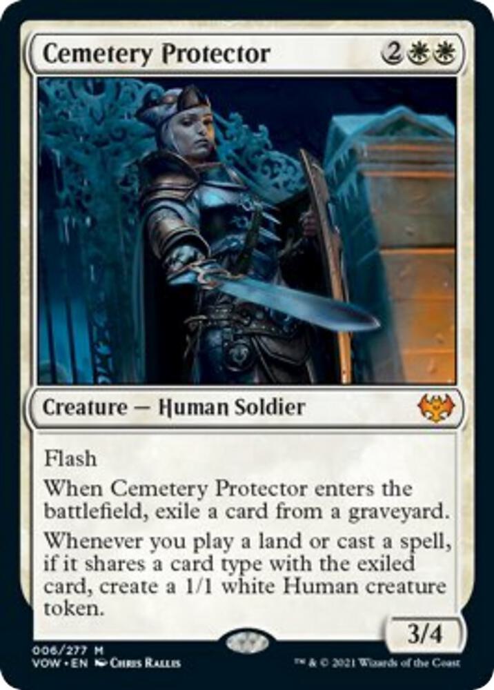 Cemetery Protector 6 card from Innistrad: Crimson Vow